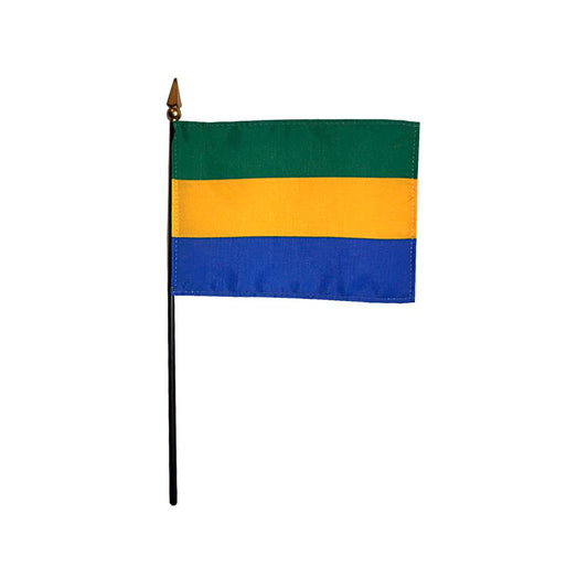 4x6 in. Gabon Stick Flag