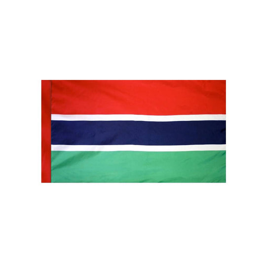 Gambia Flag with Polesleeve