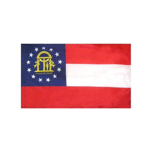 Georgia Flag with Polesleeve