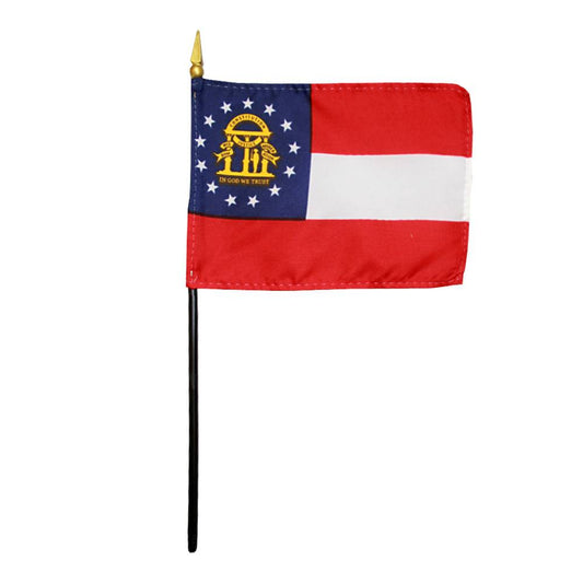 4x6 in. Georgia Stick Flag