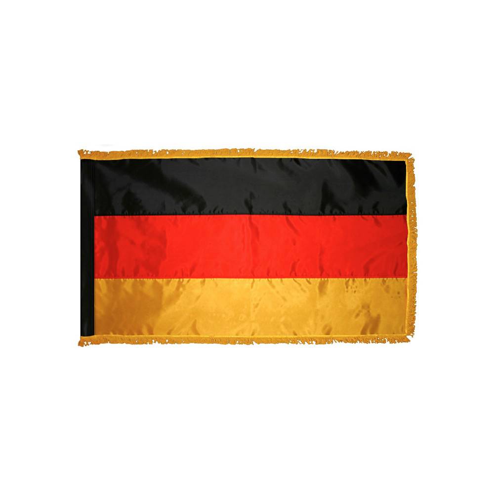 Germany Flag  with Polesleeve & Fringe