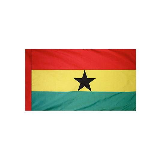 Ghana Flag  with Polesleeve
