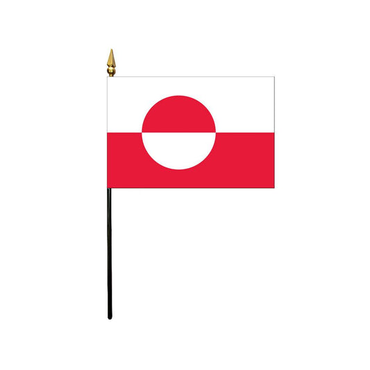 4x6 in. Greenland Stick Flag