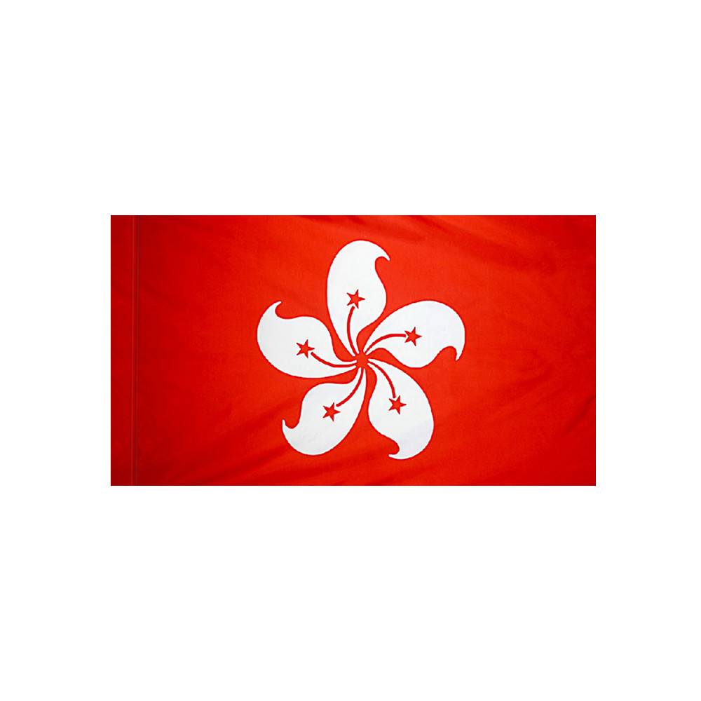 Hong Kong Flag with Polesleeve