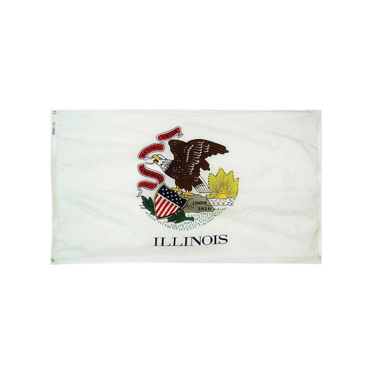 12x18 in. Illinois Nautical Flag
