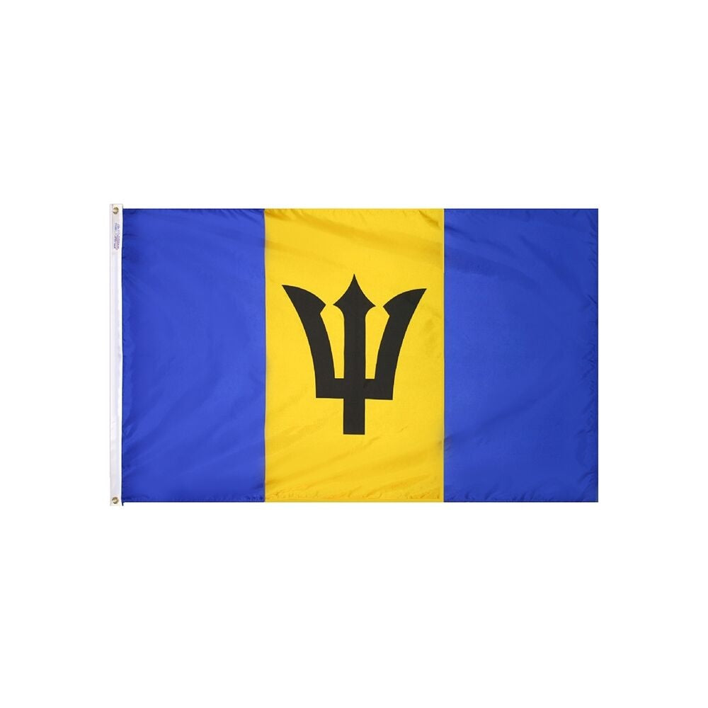 12x18 in. Barbados Nautical Flag