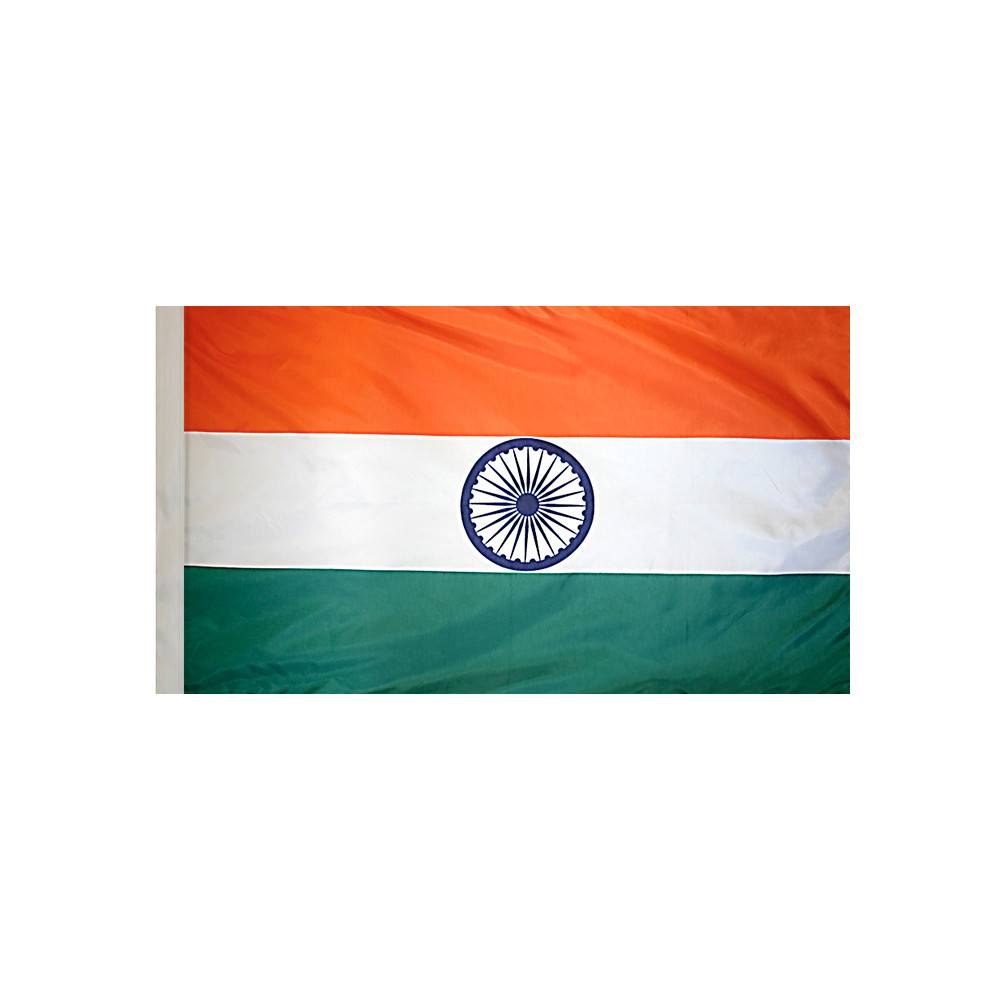 India Flag with Polesleeve
