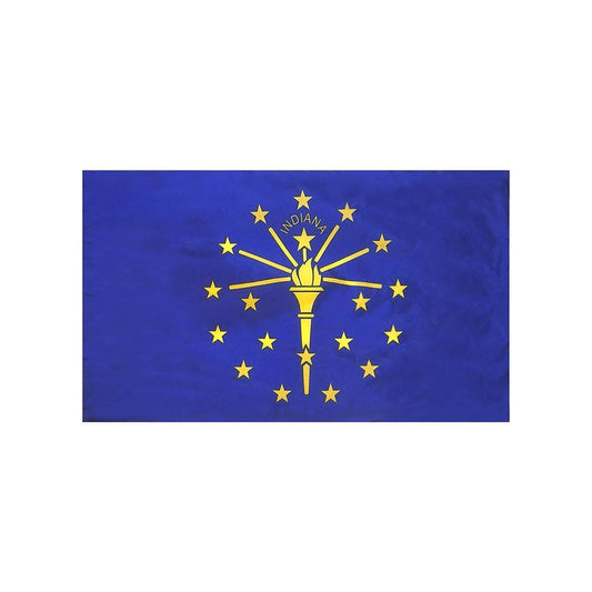 Indiana Flag with Polesleeve