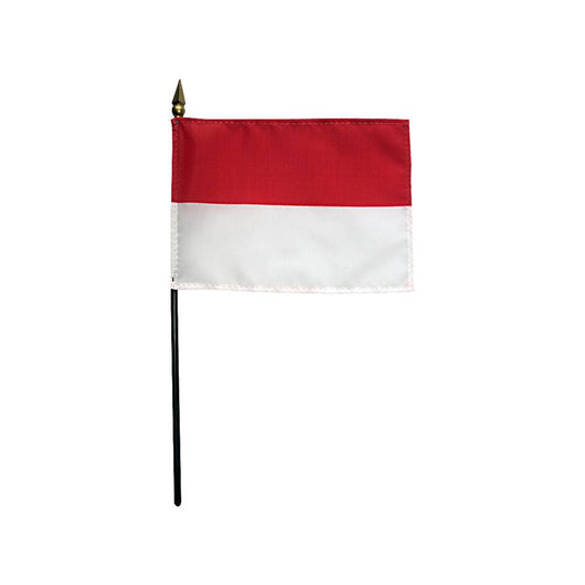 4x6 in. Indonesia Stick Flag