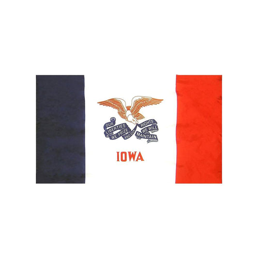 Iowa Flag with Polesleeve