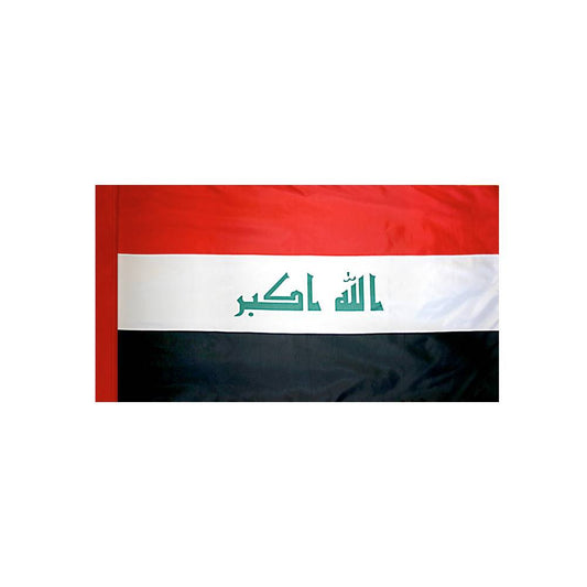 Iraq Flag with Polesleeve