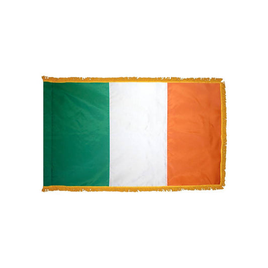 Ireland Flag with Polesleeve & Fringe