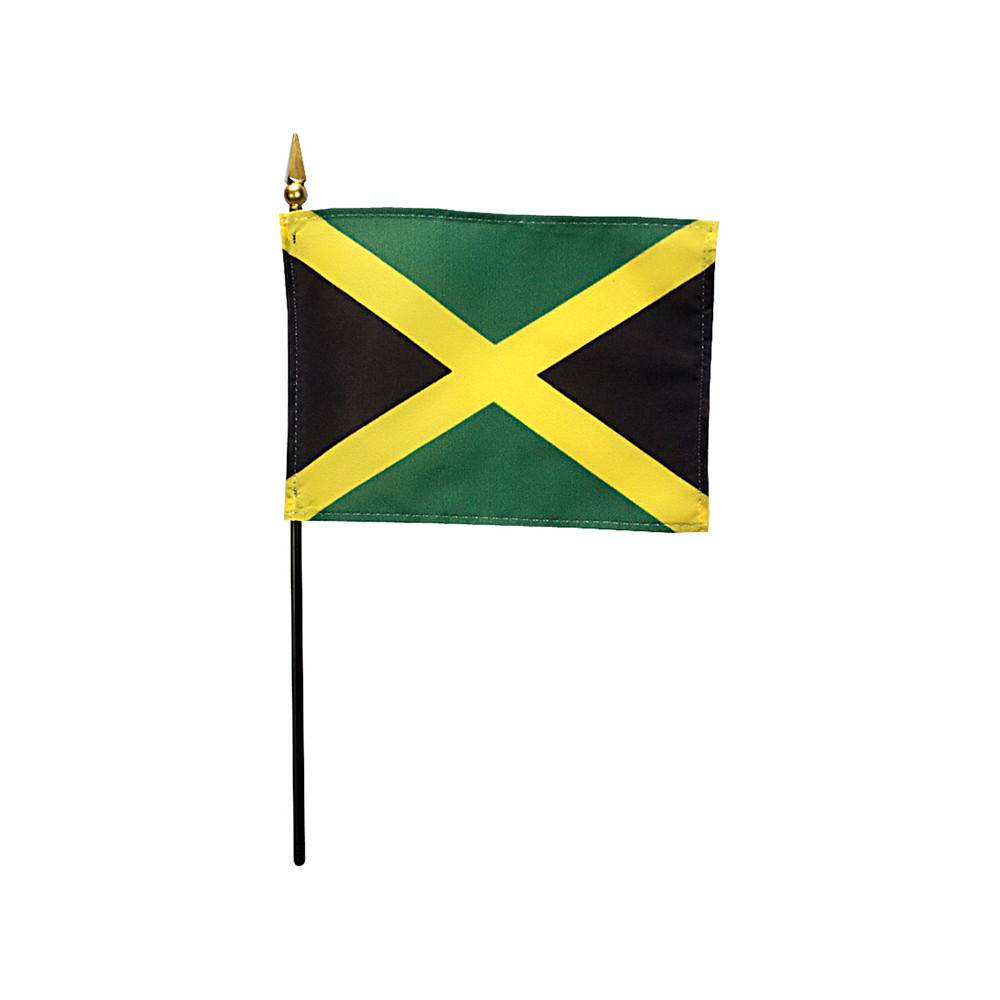 4x6 in. Jamaica Stick Flag