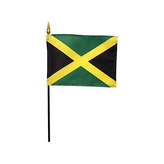 4x6 in. Jamaica Stick Flag