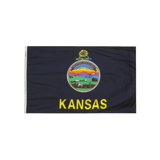 12x18 in. Kansas Nautical Flag