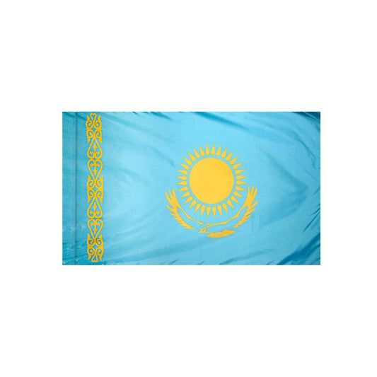 Kazakhstan Flag with Polesleeve