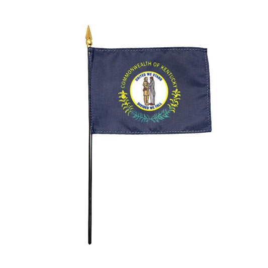 4x6 in. Kentucky Stick Flag