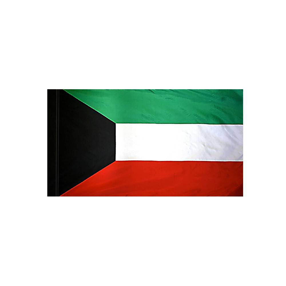 Kuwait Flag with Polesleeve