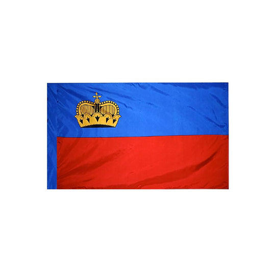Liechtenstein Flag with Polesleeve