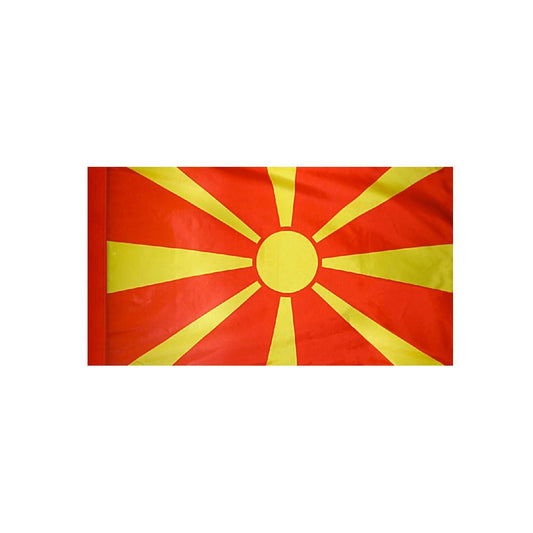 Macedonia Flag with Polesleeve