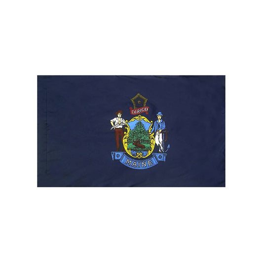 Maine Flag with Polesleeve