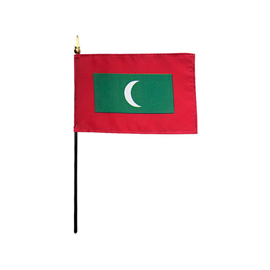 4x6 in. Maldives Stick Flag