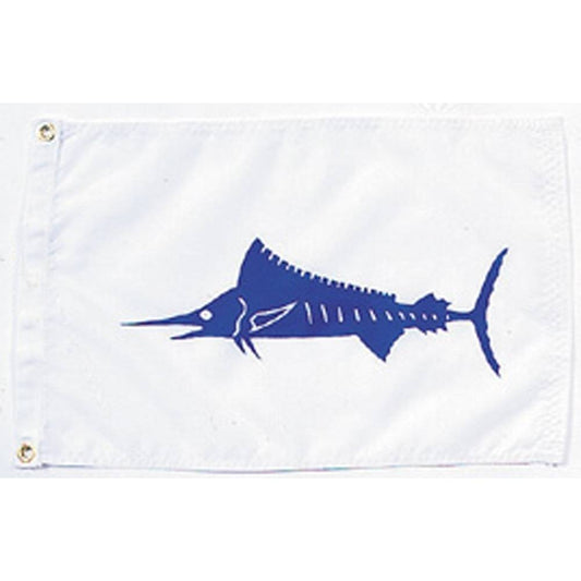 12x18 in. Marlin Nautical Flag