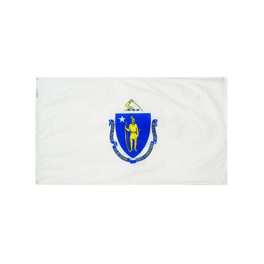 12x18 in. Massachusetts Nautical Flag