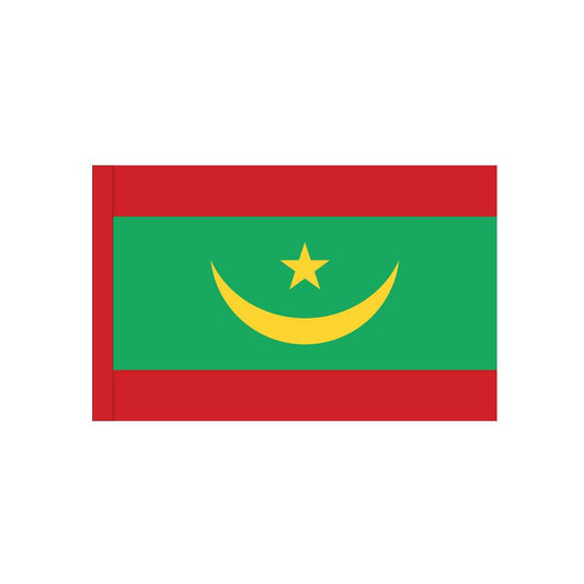 Mauritania Flag with Polesleeve