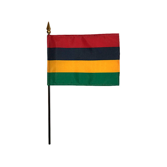 4x6 in. Mauritius Stick Flag