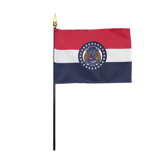 4x6 in. Missouri Stick Flag