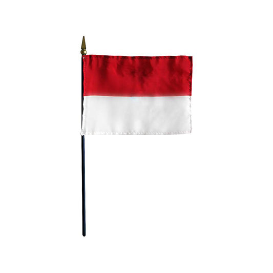 4x6 in. Monaco Stick Flag