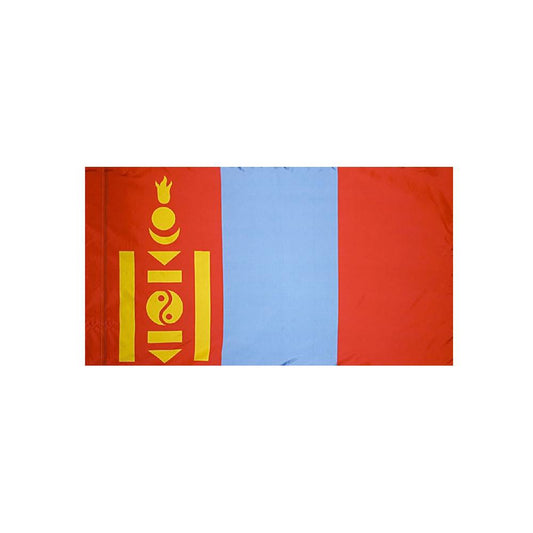 Mongolia Flag with Polesleeve