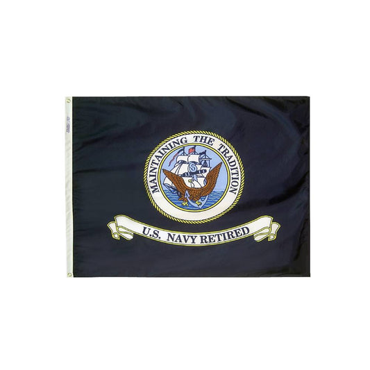 3x4 ft. Navy Retired Flag