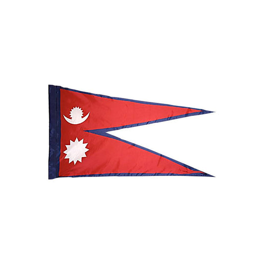 Nepal Flag with Polesleeve
