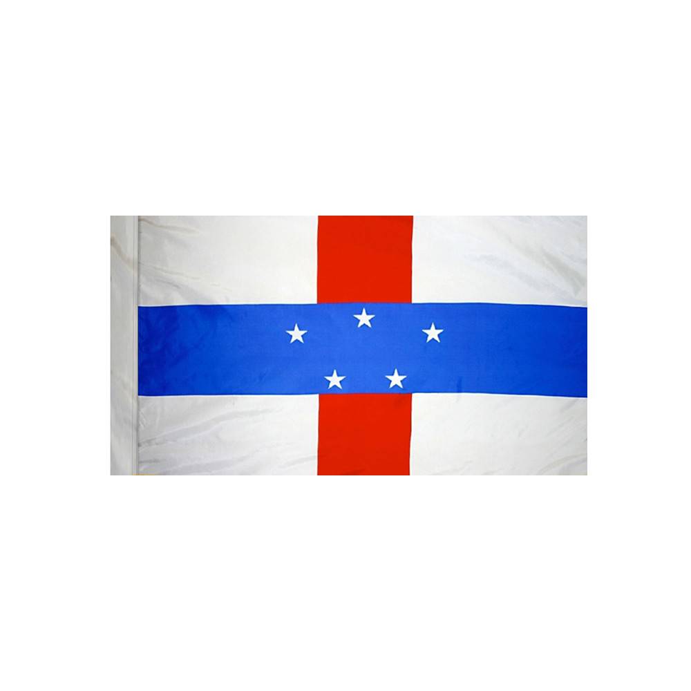 Netherlands Antilles Flag with Polesleeve