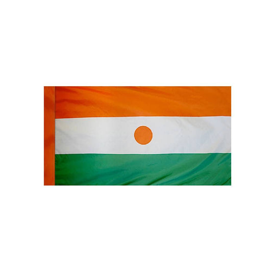 Niger Flag with Polesleeve