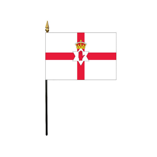 4x6 in. Northern Ireland Stick Flag