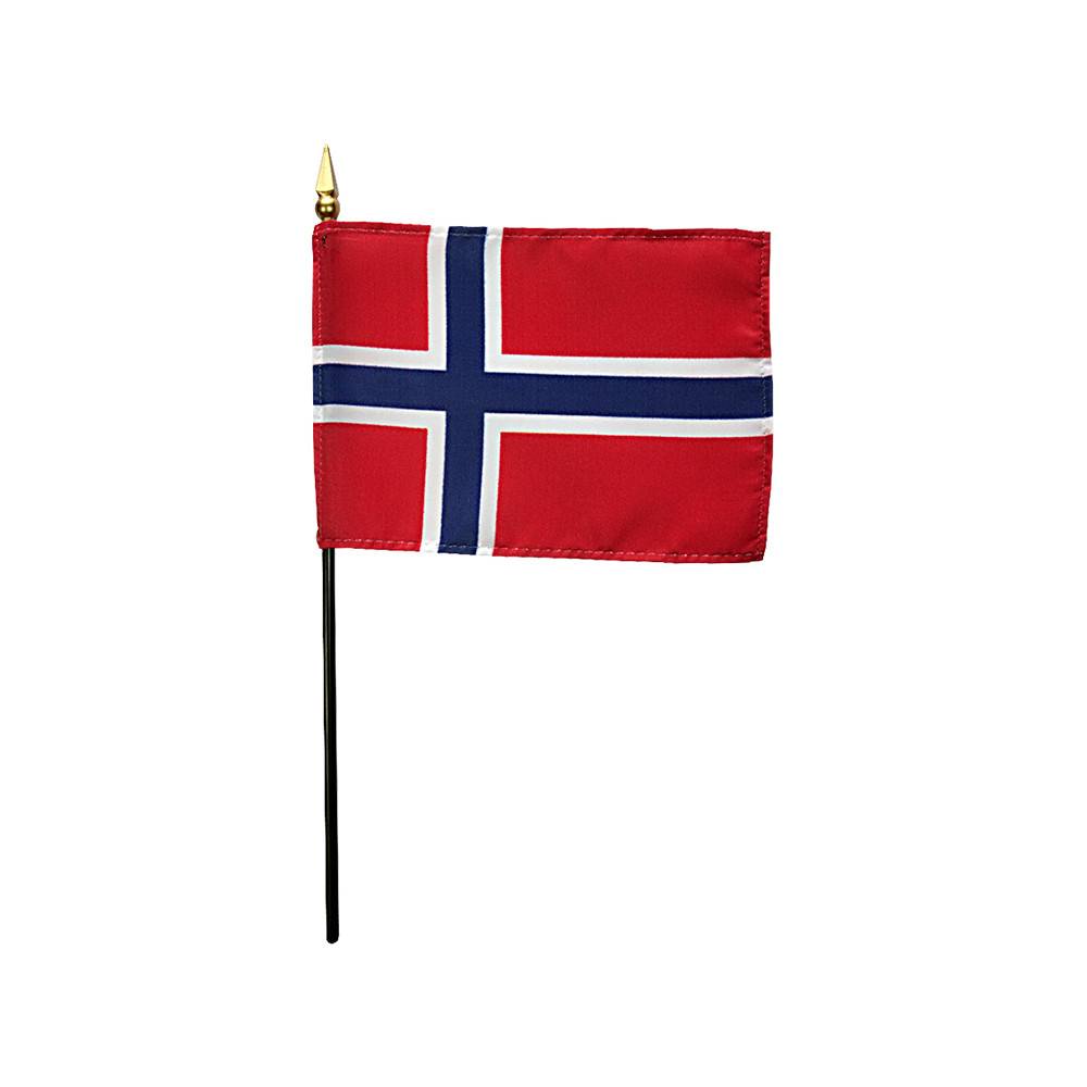 4x6 in. Norway Stick Flag