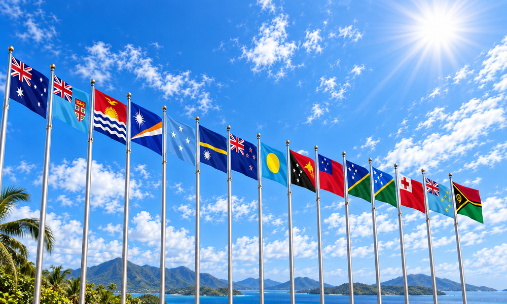 Flags From Australia, New Zealand & the Pacific Islands