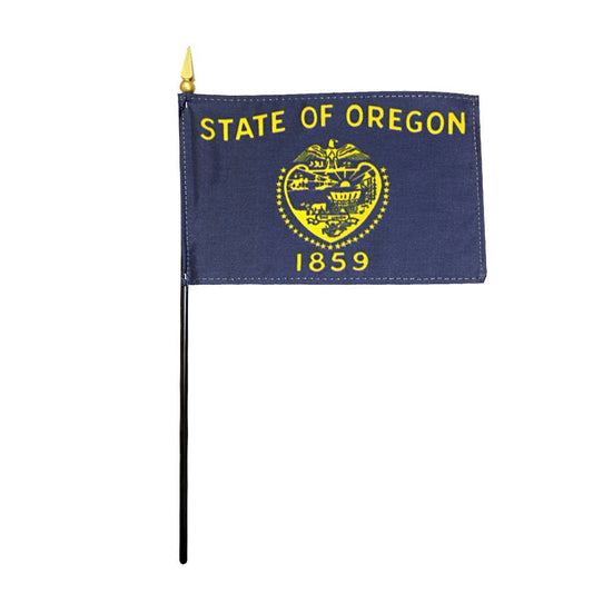 4x6 in. Oregon Stick Flag