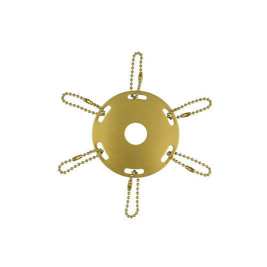 Metal Award Ribbon Pole Ring - Gold