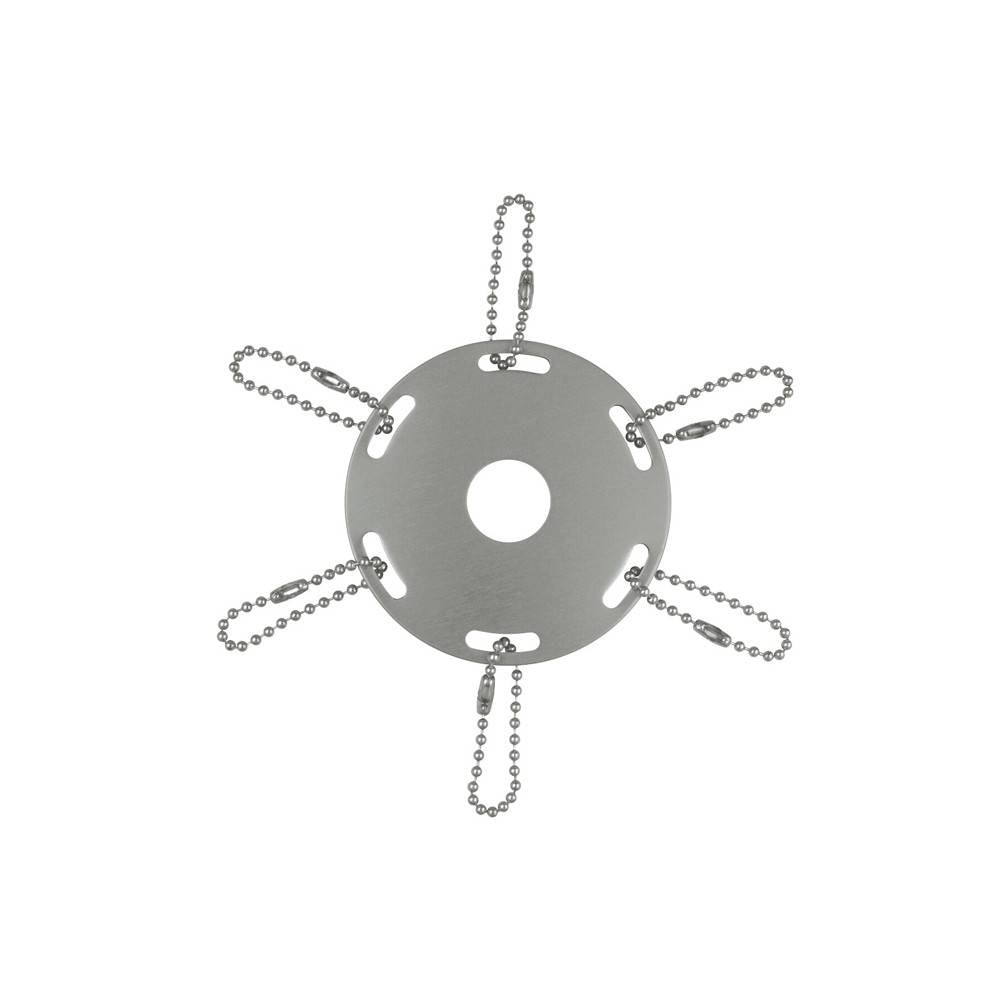 Metal Award Ribbon Pole Ring - Silver