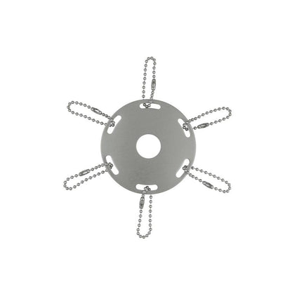 Metal Award Ribbon Pole Ring - Silver