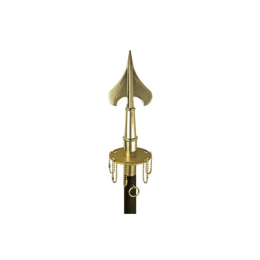 Metal Award Ribbon Pole Ring - Silver