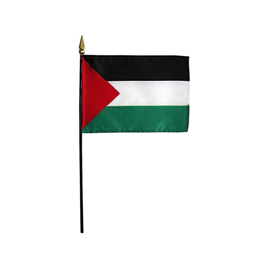 4x6 in. Palestine Stick Flag