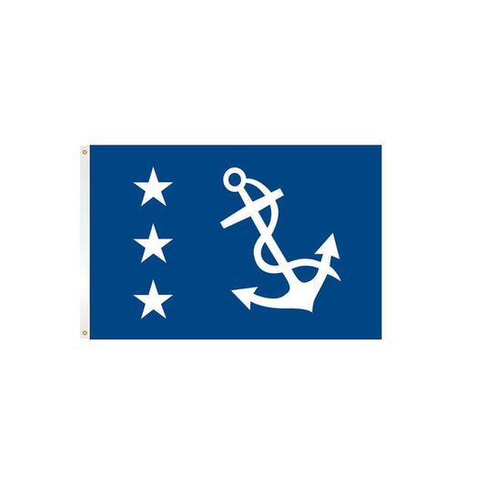 12x18 in. Past Commodore Nautical Flag