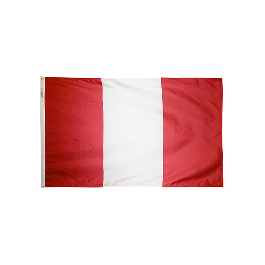 12x18 in. Peru Nautical Flag - No Seal