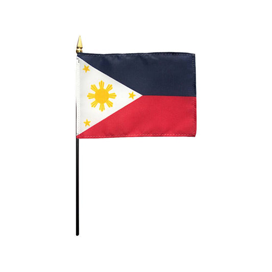 4x6 in. Philippines Stick Flag