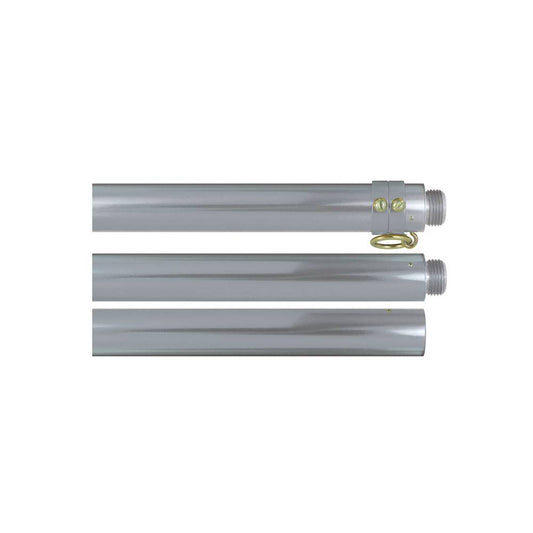 Two-Piece Silver Deluxe Aluminum Flagpole